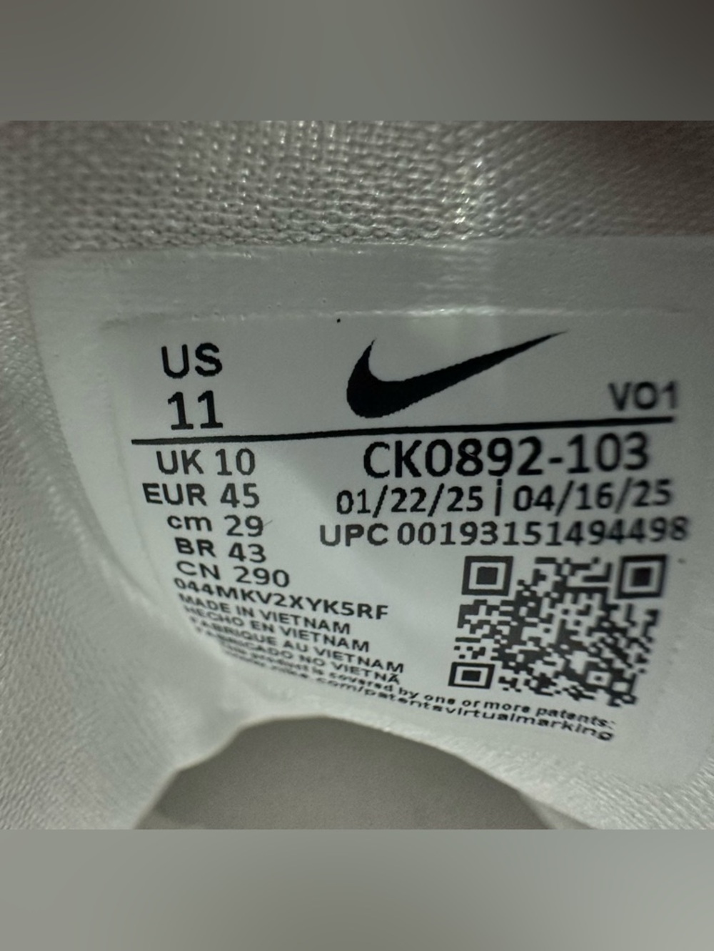 Nike Air Max Uptempo 95 Orlando Men’s Sz 11 (NEW) CK0892 103 (No Box Lid) - Picture 9 of 12